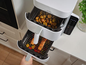 AIRFRYER - DUAL STACK 12L - VALKOINEN - 4