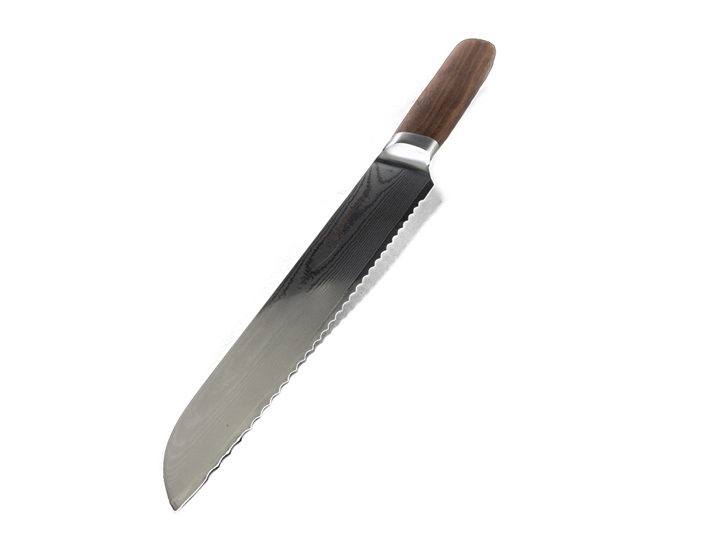 Damaskus brødkniv 20 cm