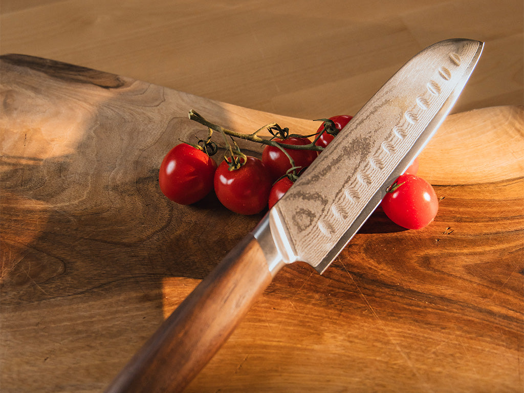 Damaskus santokukniv 18 cm