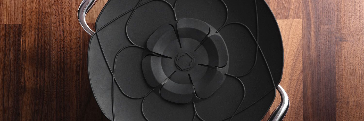 SILICONE ANTI-SPILL LID 2PC - 4