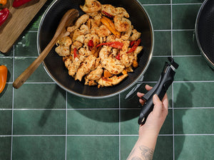 WOKKIPANNU IRROTETTAVALLA KAHVALLA 30CM SETTI - 3