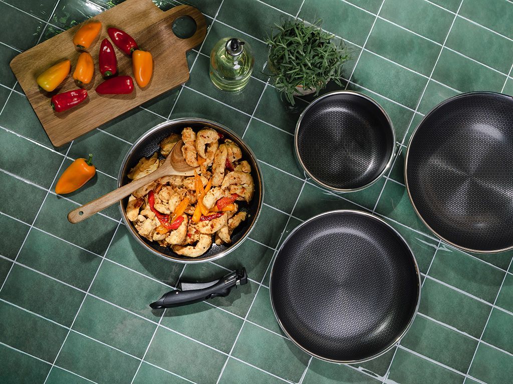SAUTEPANNU IRROTETTAVALLA KAHVALLA 26CM SETTI - 6