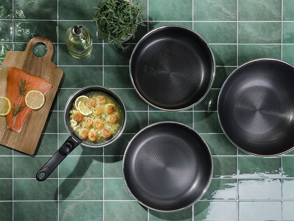 KASTIKEKATTILA IRROTETTAVALLA KAHVALLA 18CM SETTI - 6
