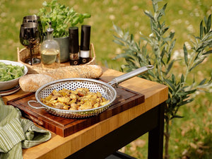 BBQ-GRILLIPANNU IRROTETTAVALLA KAHVALLA 28 CM