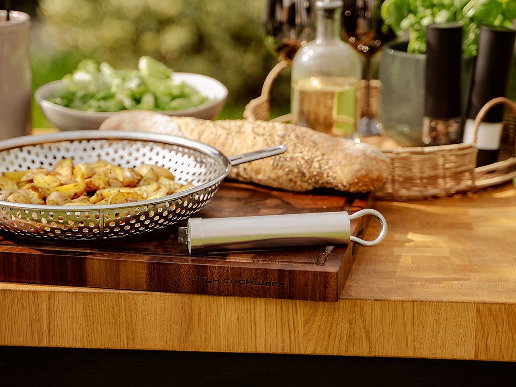 BBQ-GRILLIPANNU IRROTETTAVALLA KAHVALLA 28 CM - 4