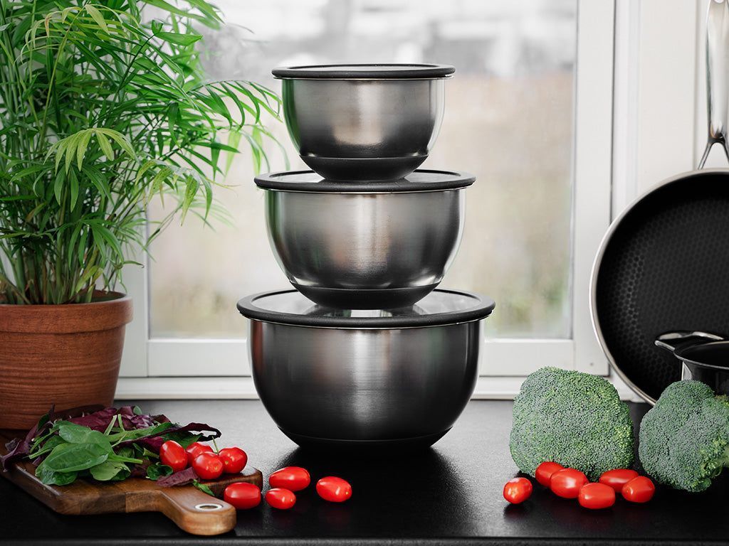 RUOSTUMATTOMASTA TERÄKSESTÄ SEKOITUSKULHO – 3000ML - 5