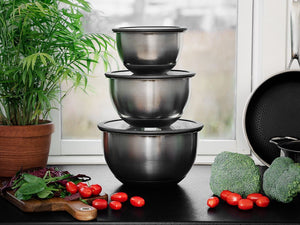 RUOSTUMATTOMASTA TERÄKSESTÄ SEKOITUSKULHO – 3000ML - 5