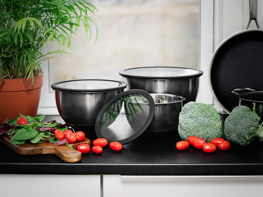 RUOSTUMATTOMASTA TERÄKSESTÄ SEKOITUSKULHO – 3000ML - 6