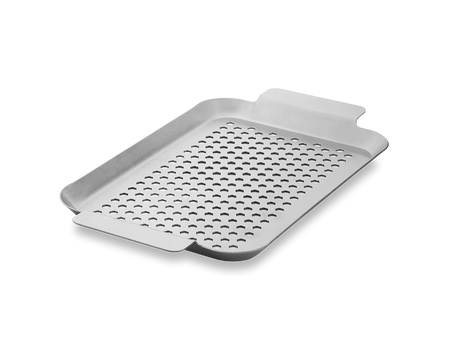 RUOSTUMATON TERÄS BBQ-ALUSTA 33×18 CM - 1