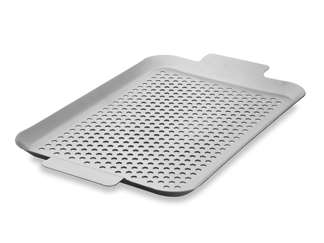 RUOSTUMATON TERÄS BBQ-ALUSTA 43×25 CM - 1