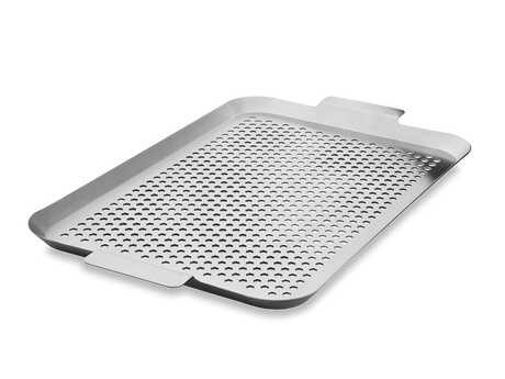 RUOSTUMATON TERÄS BBQ-ALUSTA 50×30 CM - 1
