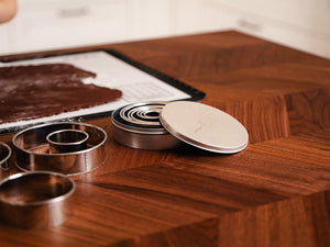 RUOSTUMATTOMASTA TERÄKSESTÄ VALMISTETTU PIPARKAKKUMUOTTISARJA - 3