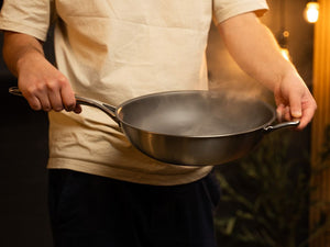 ZERO – LUONNOLLINEN TARTTUMATON WOK-PANNU 30 CM - 9