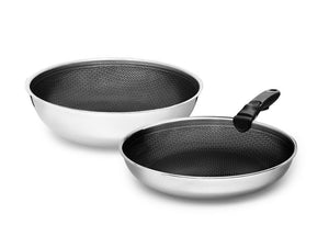 PAISTINPANNUSERI WOK IRROTETTAVALLA KAHVALLA – 2-OSAINEN - 1