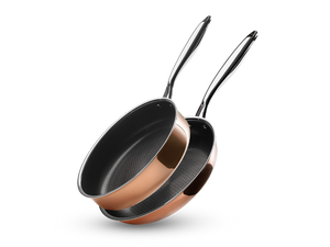 KUPARI HYBRID NON-STICK PAISTINPANNU+SAUTEPANNUSARJA - 2 OSAA - 1