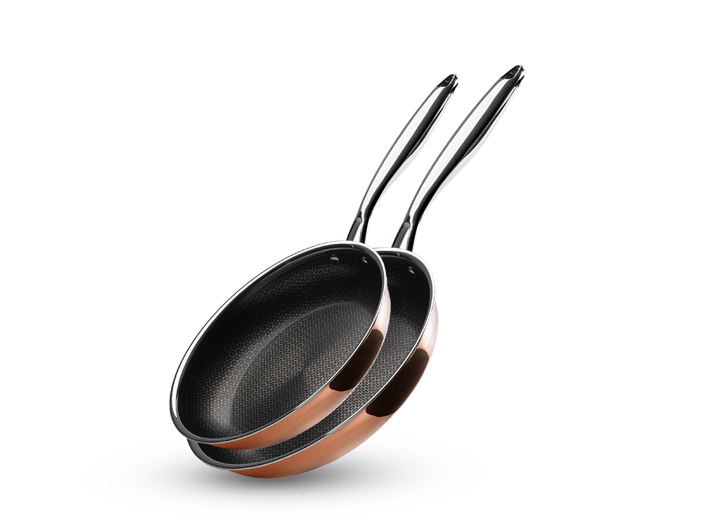 KUPARI HYBRID NON-STICK PAISTINPANNU+SAUTEPANNUSARJA - 2 OSAA - 1