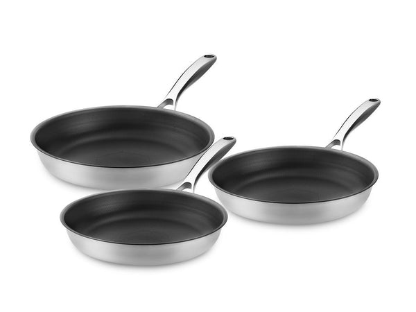 ZERO – LUONNOLLINEN NON-STICK PAISTINPANNUSARJA - 3-OSAA