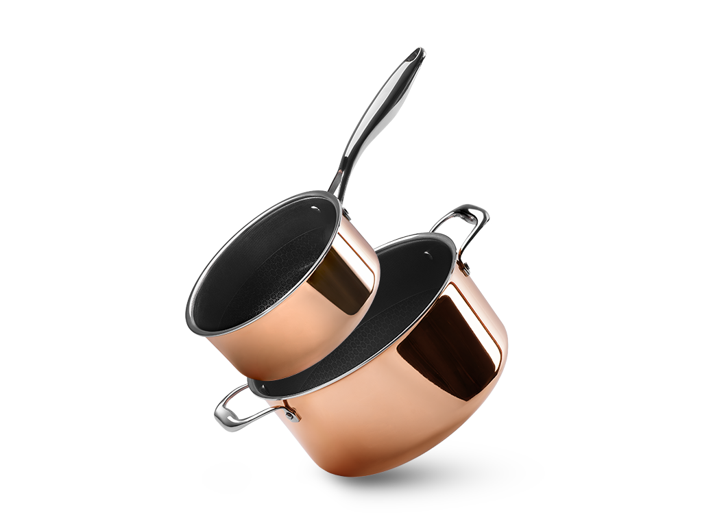 KUPARI HYBRID NON-STICK KATTILASARJA - 2 OSAA - 1