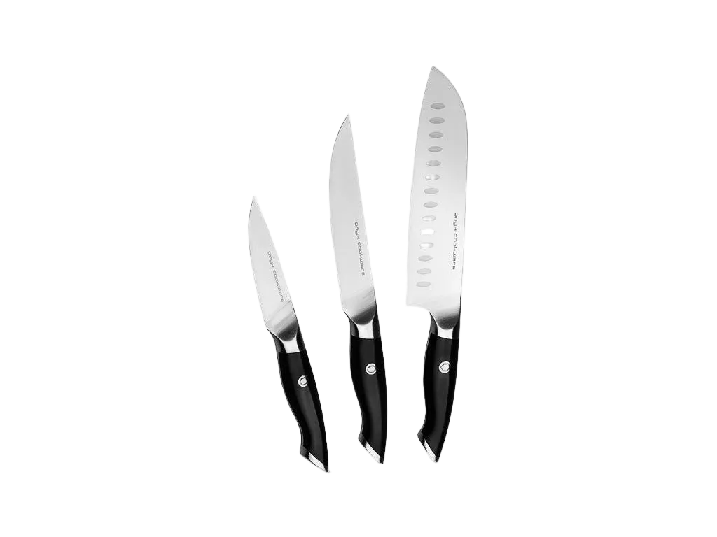 3-osainen santoku-, yleis- ja kuorimaveitsisetti