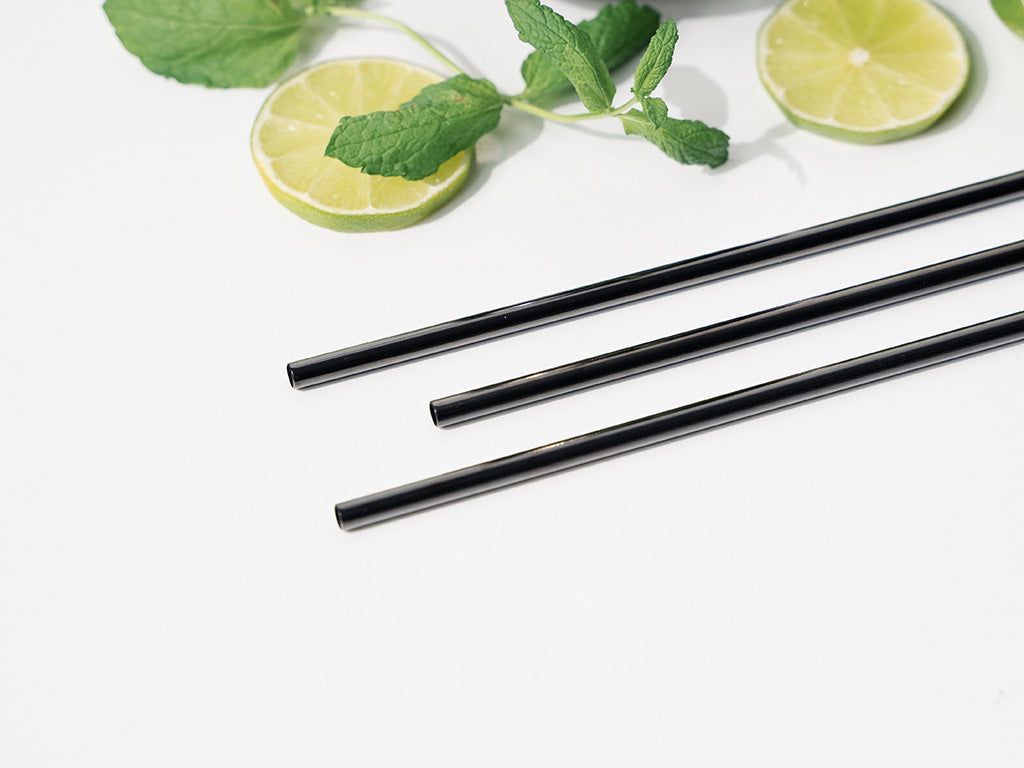 REUSABLE STEEL STRAWS - STRAIGHT - 8