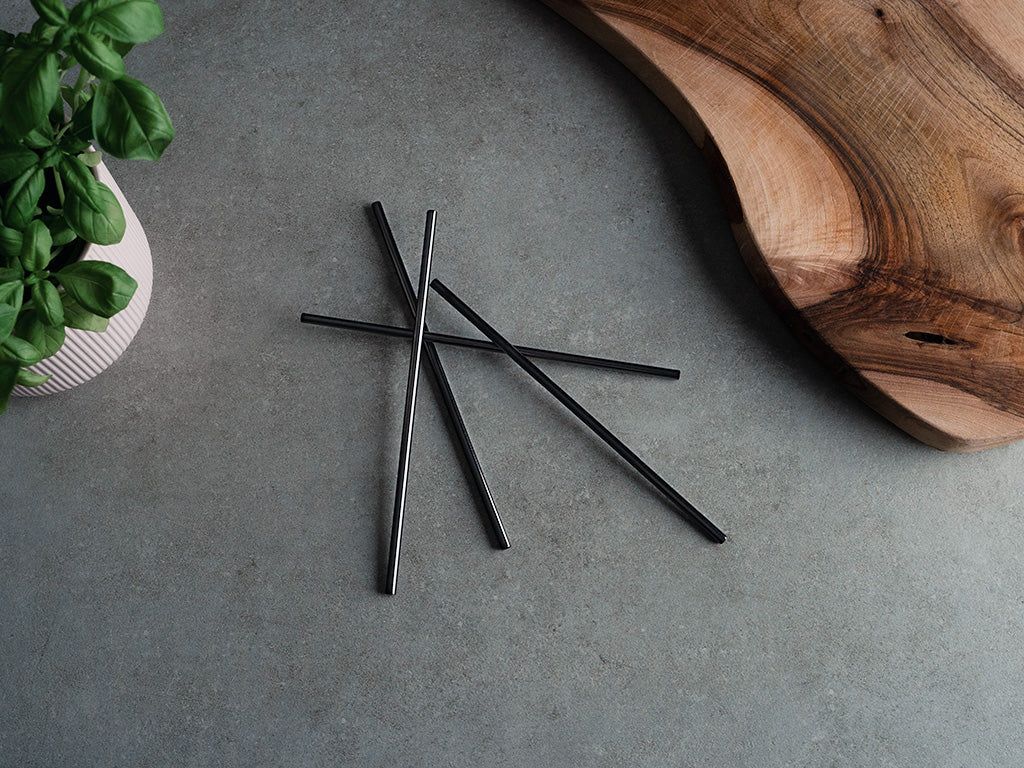 REUSABLE STEEL STRAWS - STRAIGHT - 7
