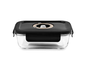 SUORAKULMAINEN VAKUUMI LASISÄILIÖ – 630ML - 1