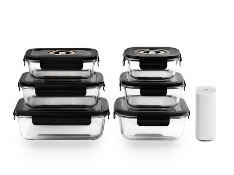 VAKUUMI LASISÄILIÖ SEKOITUSSETTI – 6 KPL - 1