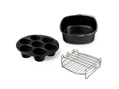 Airfryer-kiertoilmakeittimen tarvikkeet, 3 kpl - 8L
