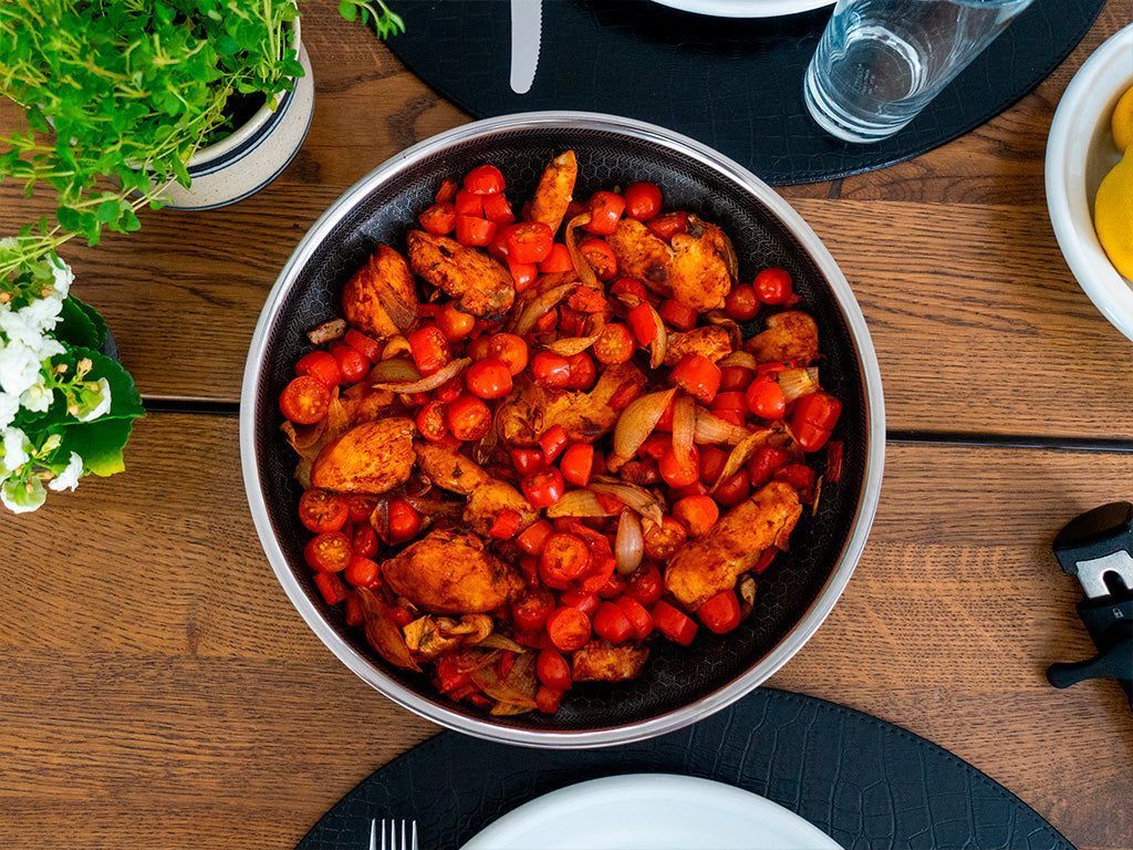 PAISTINPANNU IRROTETTAVALLA KAHVALLA 3-OSAINEN SETTI - 3